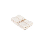 Serviettes en lin blanc - Lot de 4 - 45x45 cm