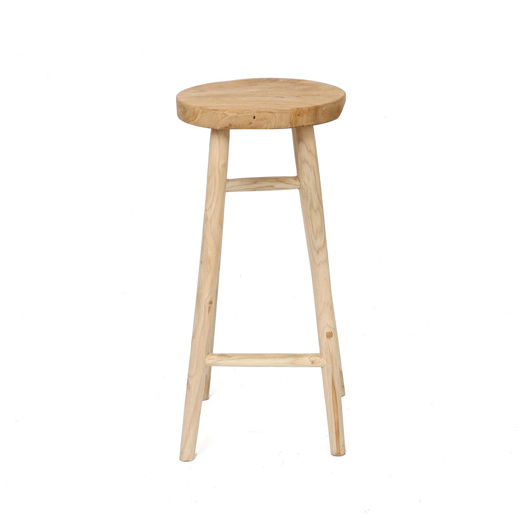 Tabouret de bar en bois naturel – Ø35 cm hauteur 75 cm