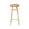 Tabouret de bar en bois naturel – Ø35 cm hauteur 75 cm