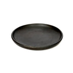 Assiette en terre cuite noire brûlée – Ø20 cm