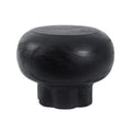 Table basse ronde en bois de suar noir forme champignon – Ø60 cm