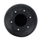 Table basse ronde en bois de suar noir forme champignon – Ø60 cm