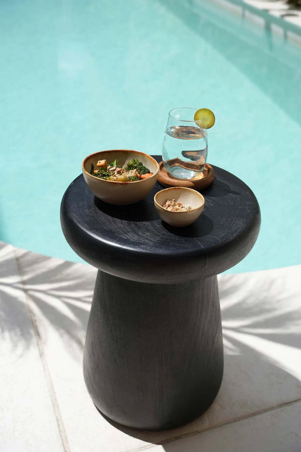 Bol en céramique crème fait main bord irrégulier – Set de 6