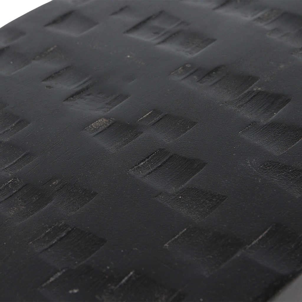 Table basse en bois de manguier noir sculpté rectangulaire – 40x25 cm