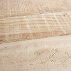 Table bar pliante bois recyclé beige intérieur/extérieur – 170x60 cm