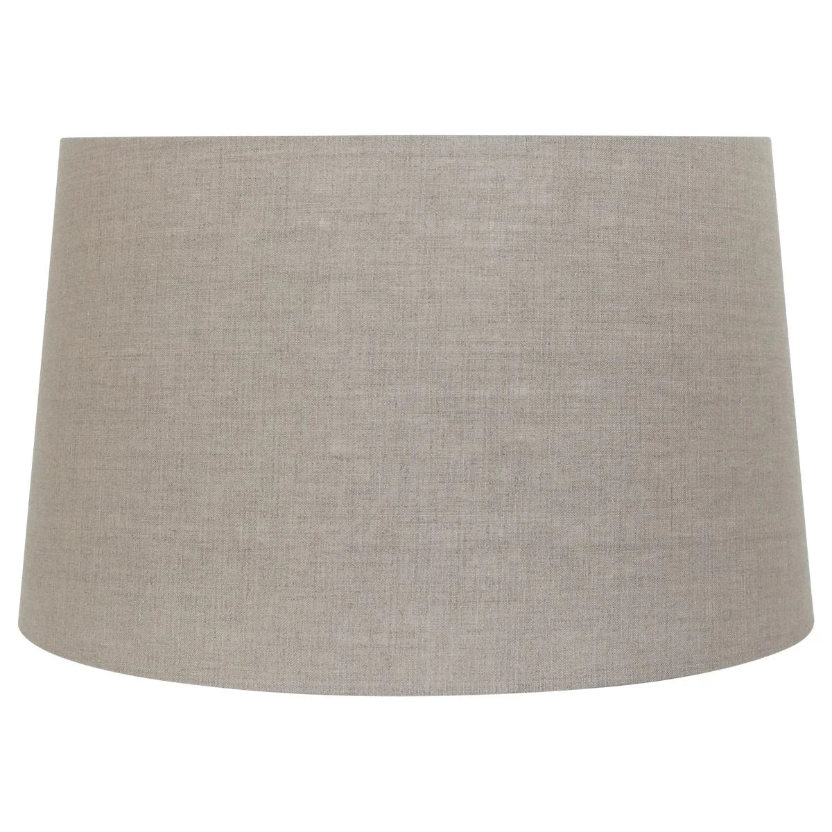 Abat-jour cylindrique en lin beige pour lampe ou lampadaire de Ø45 cm