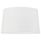 Abat-jour cylindrique en tissu blanc pour intérieur, diamètre 30 cm