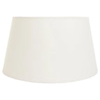 Abat-jour cylindrique en tissu crème pour intérieur avec lampes Blances Ø30 cm