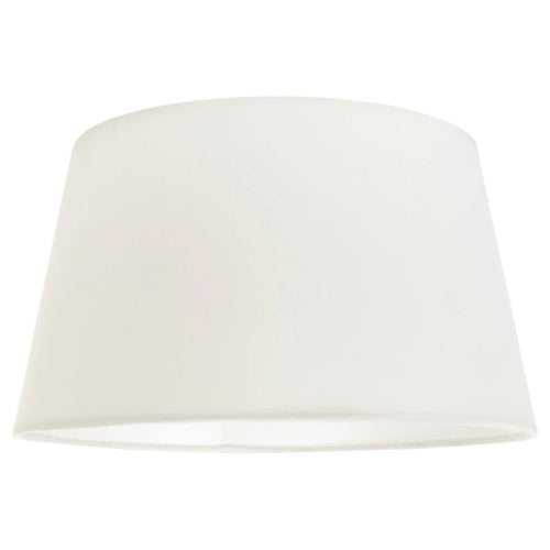 Abat-jour cylindrique en tissu crème pour intérieur, diamètre 30 cm