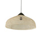 Abat-jour en rotin 40 cm fond blanc