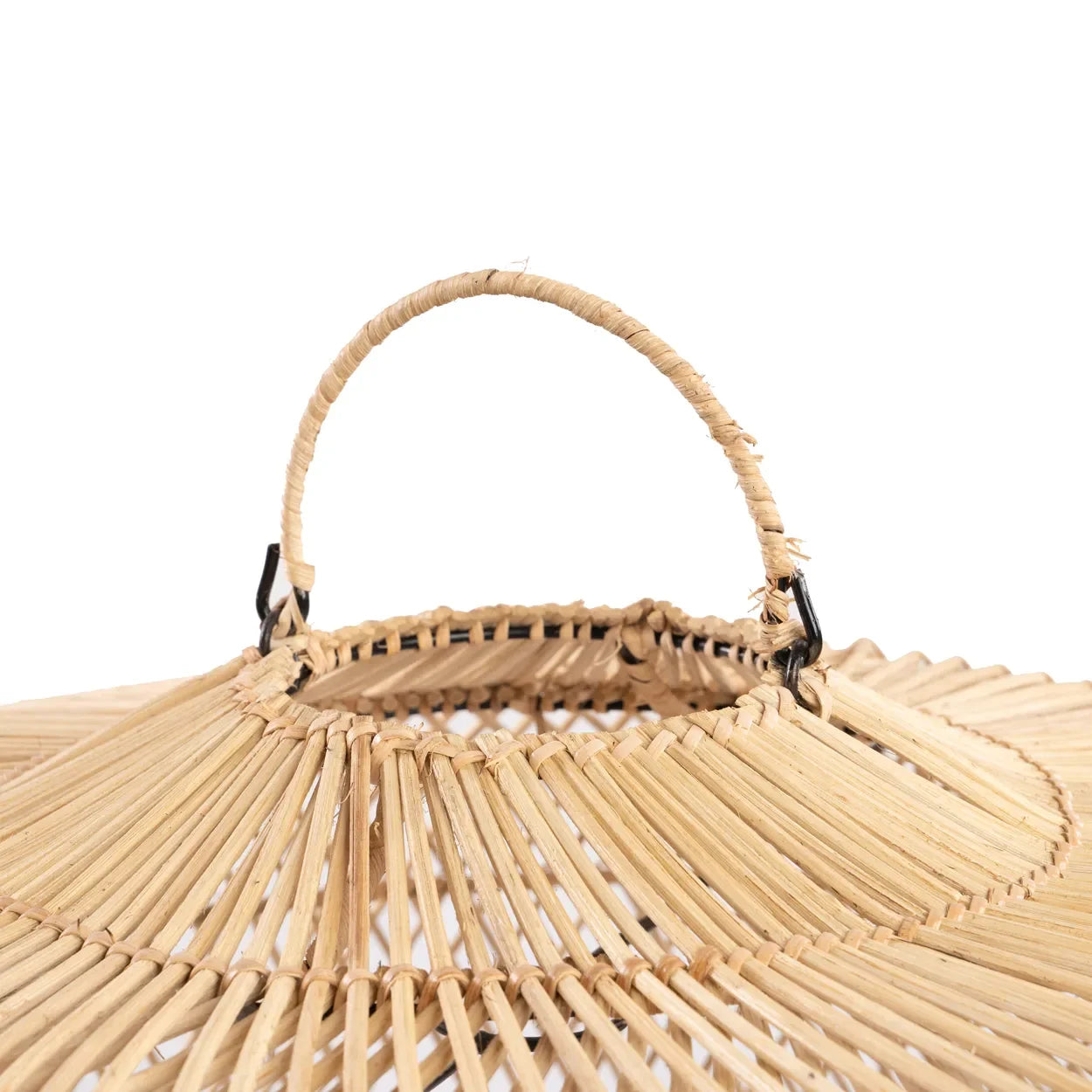 Abat-jour en rotin naturel 48 cm modèle Batu Bolong