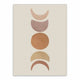 Affiche phases de la lune - 13x18cm