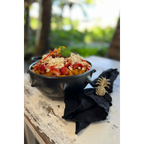 Anneau de serviette en laiton – Motif ananas doré