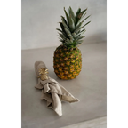 Anneau de serviette en laiton – Motif ananas doré