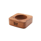 Support porte-rasoir en bois de teck racine naturel, marque Bazar Bizer