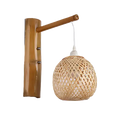 Applique en bambou ronde