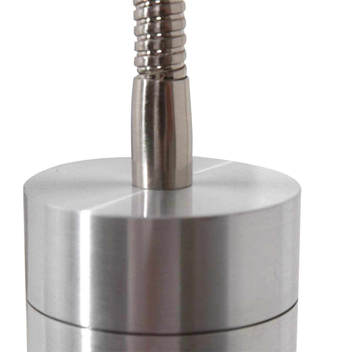 Base de lampe à coude en argent pour applique murale en acier brossé orientable
