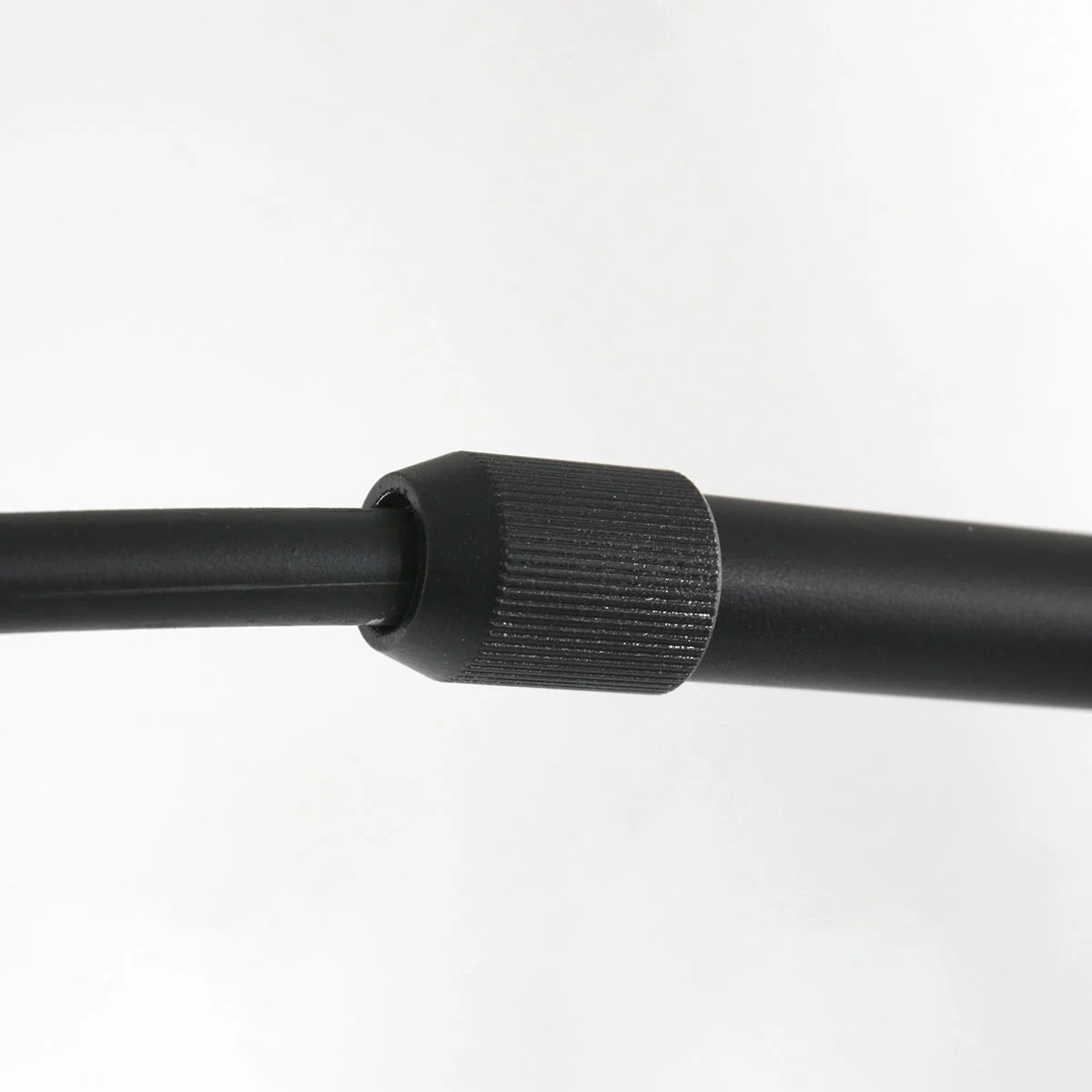 Support de microphone ajustable noir avec joint flexible pour lampe murale bambou naturel
