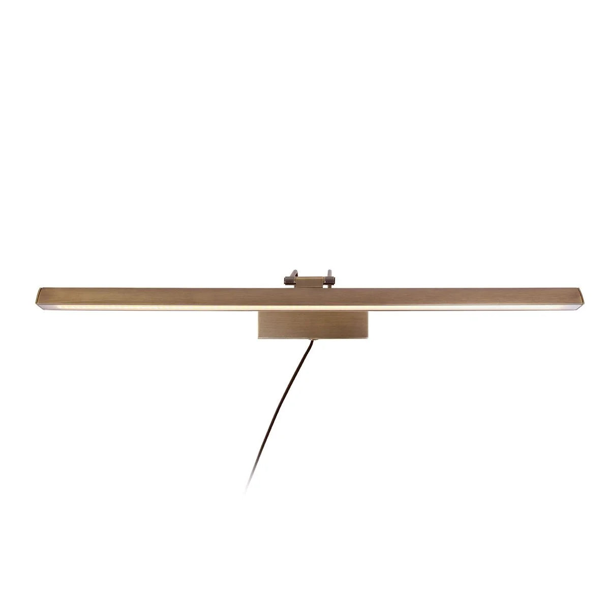 Lumière d’image en bronze pour applique murale dorée LED orientable en métal brossé