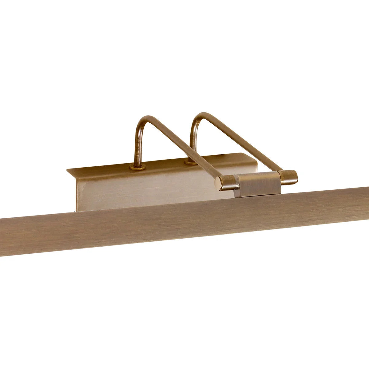 Luminaire mural en métal brossé doré LED orientable de 60 cm