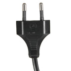 Prise électrique noire à deux broches pour Applique murale dorée LED orientable