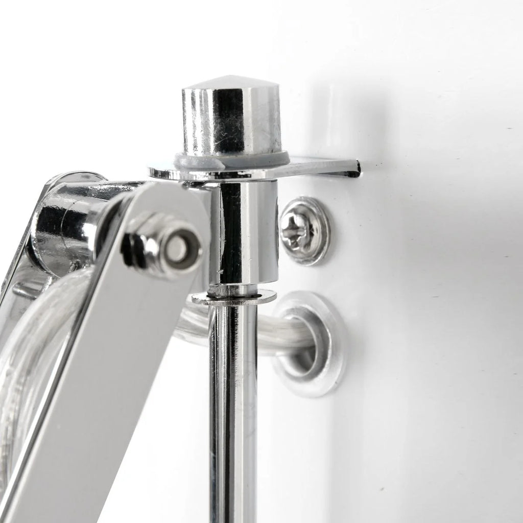 Charnière de siège de toilette en Chrome pour Applique murale en métal blanc chromé