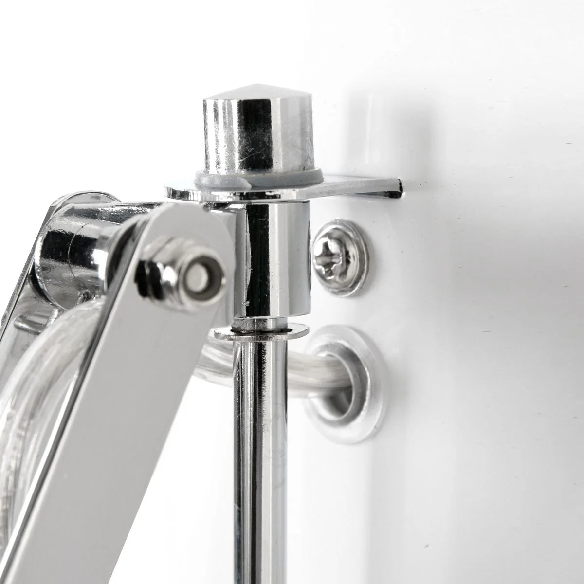 Charnière de siège de toilette en Chrome pour Applique murale en métal blanc chromé