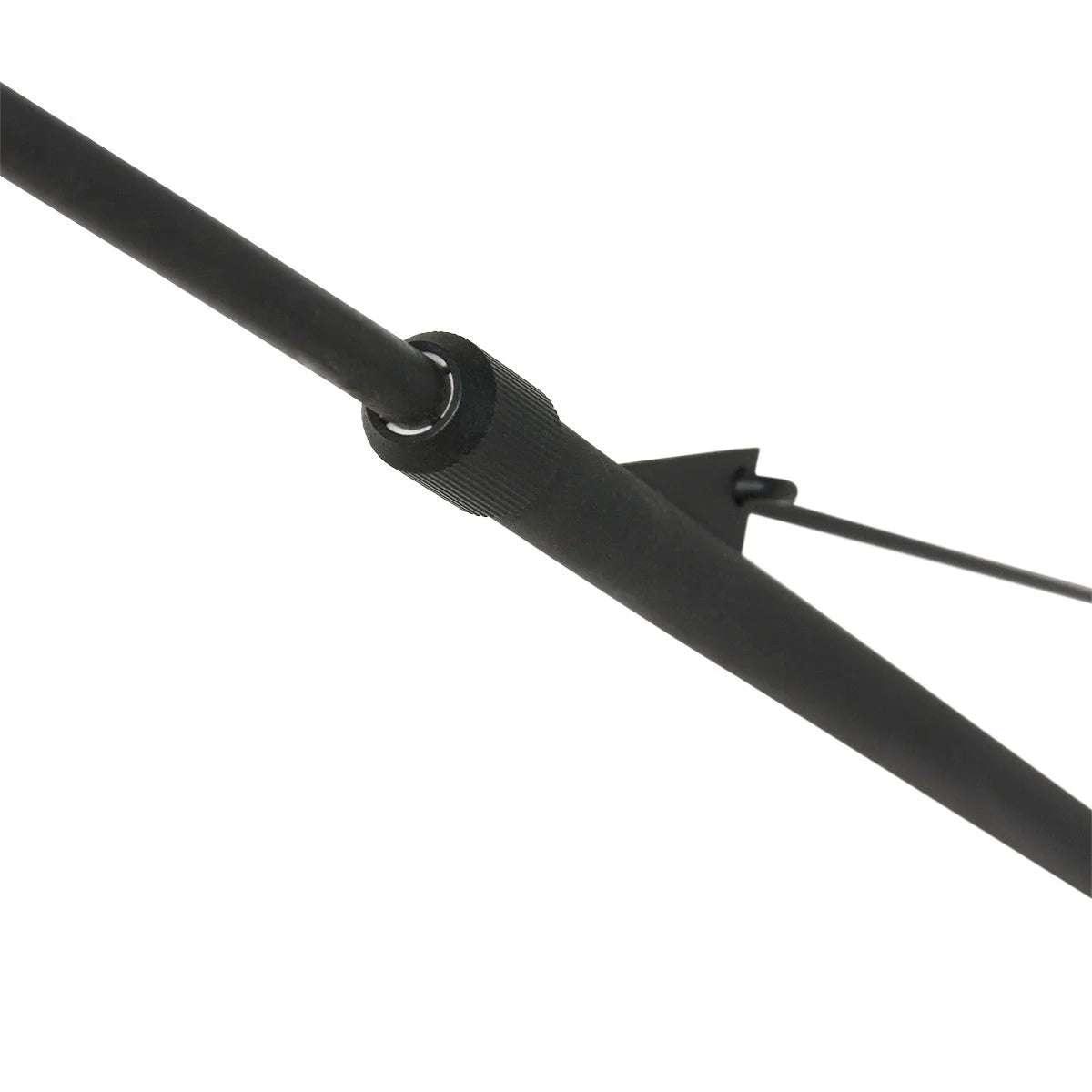 Applique murale en métal noir avec bras et abat-jour blanc en lin pour décoration intérieure