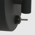 Composant électrique noir en métal avec broches pour Applique murale noire en métal