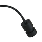 Projecteur à tête de canard noir en métal avec bras flexible et port USB