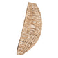 Panier en osier moitié-lune pour Applique murale en raphia plié 40 cm naturelle