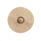 Applique murale ronde en rotin tressé avec cadre en laiton naturel Ø46 cm