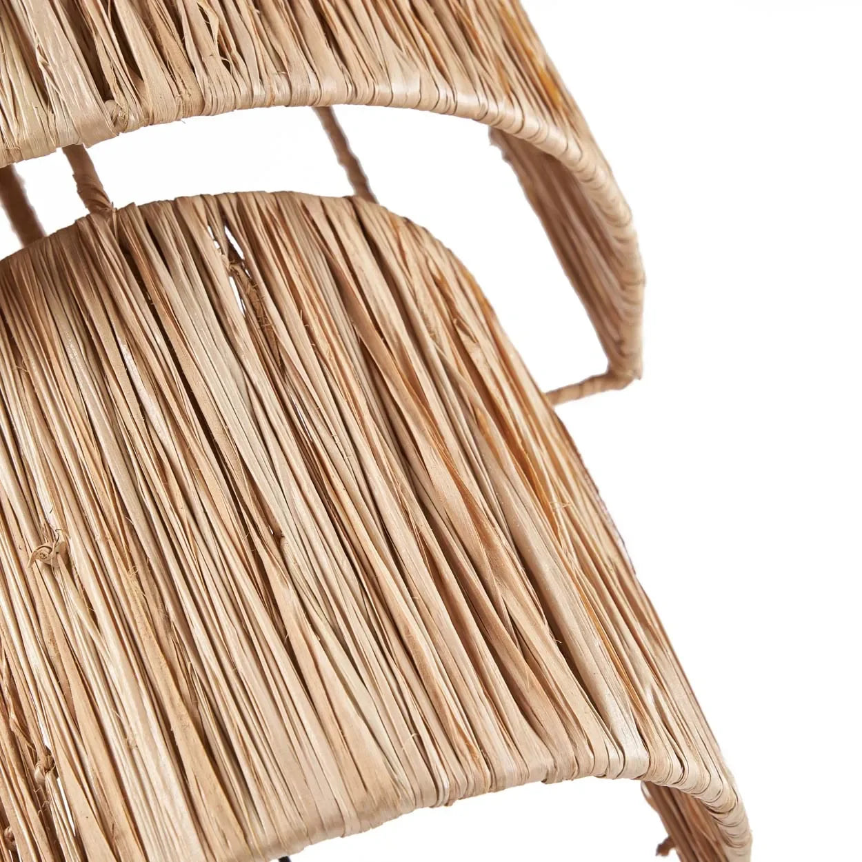 Applique murale en sisal naturel 60 cm fait main