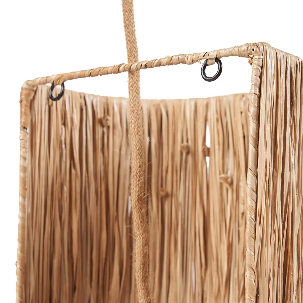 Applique murale en sisal naturel 60 cm fait main