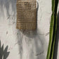 Applique murale en sisal naturel tressé rectangulaire 40x21 cm