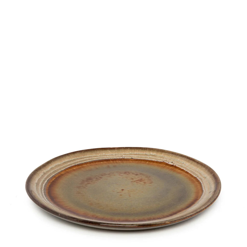 Assiette à salade Comporta M en céramique rustique glazurée, lot de 6