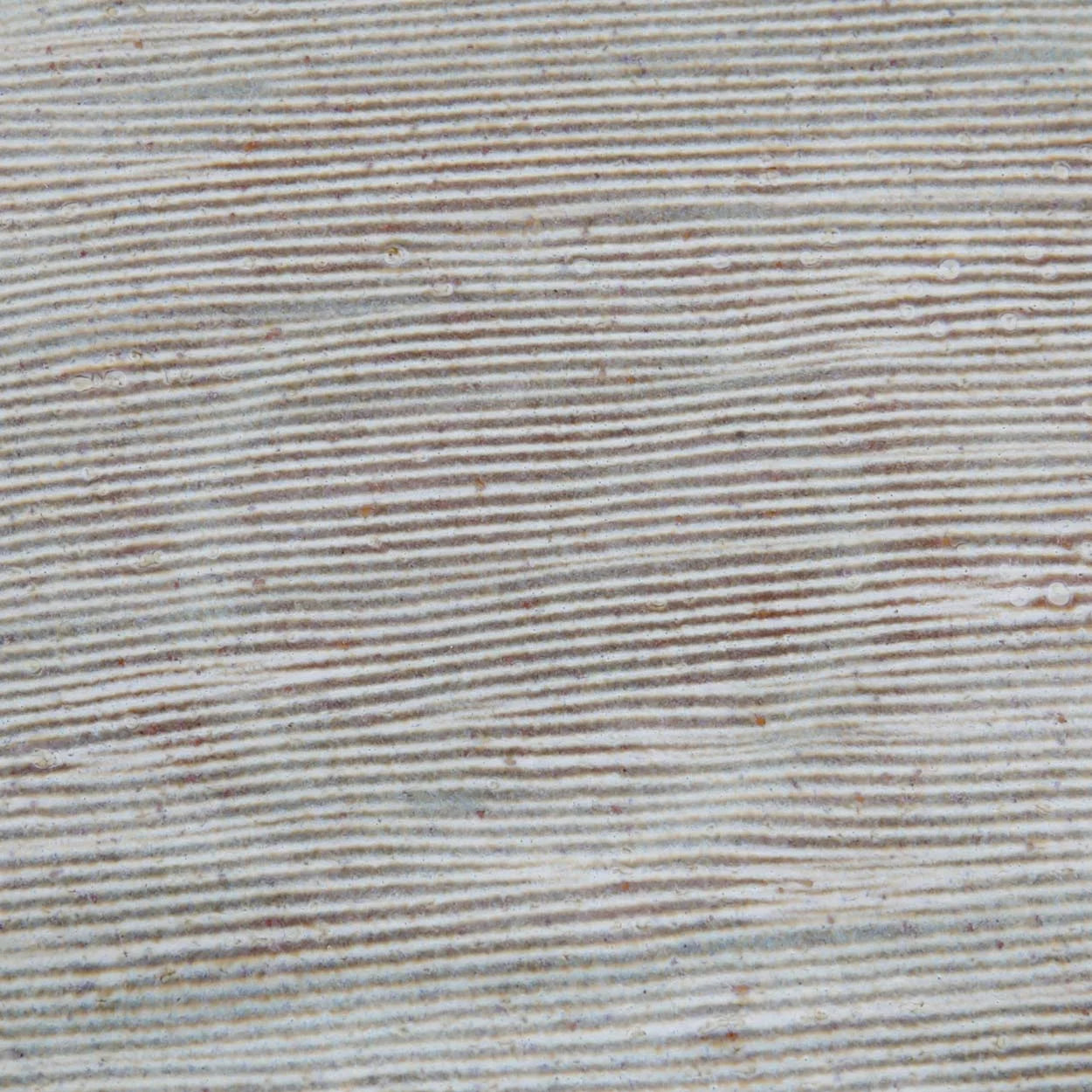 Assiettes à salade en céramique 21 cm avec tissu texturé et rayé dans tons neutres