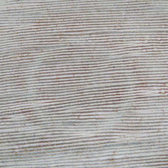 Assiettes à salade en céramique 21 cm avec tissu texturé et rayé dans tons neutres