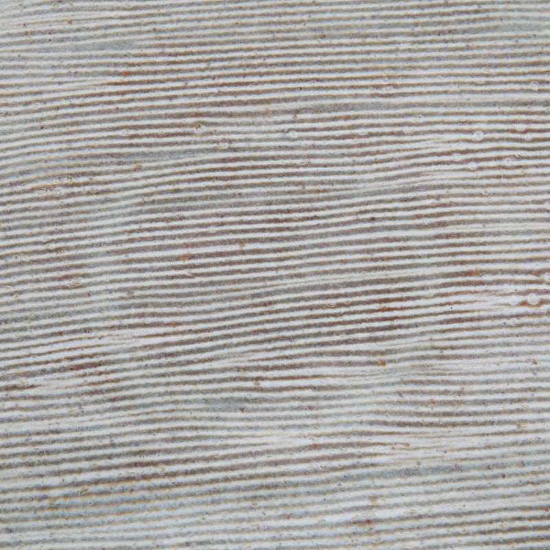 Assiettes à salade en céramique 21 cm avec tissu texturé et rayé dans tons neutres