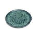 Assiettes en céramique bleue émaillée 22 cm – Lot de 6