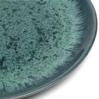 Assiettes en céramique bleue émaillée 22 cm – Lot de 6
