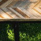 Tableau en bois à motif chevrons pour le produit Le banc à chevrons Naturel 110