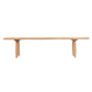 Banquette en bois avec supports tripodes pour le produit Le banc Matita Extérieur 40