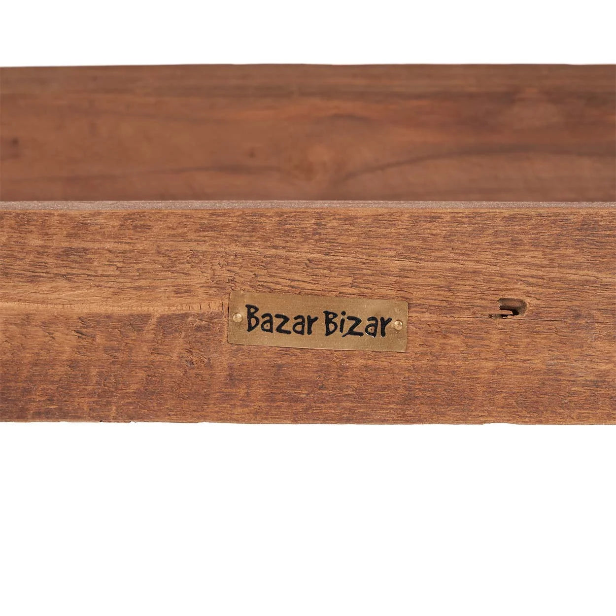 Mobilier en bois massif avec étiquette Bazar Bizar pour Banc en teck massif 150 cm