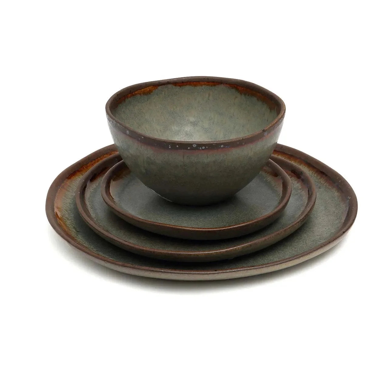 Bol en céramique artisanale 15 cm – Lot de 6