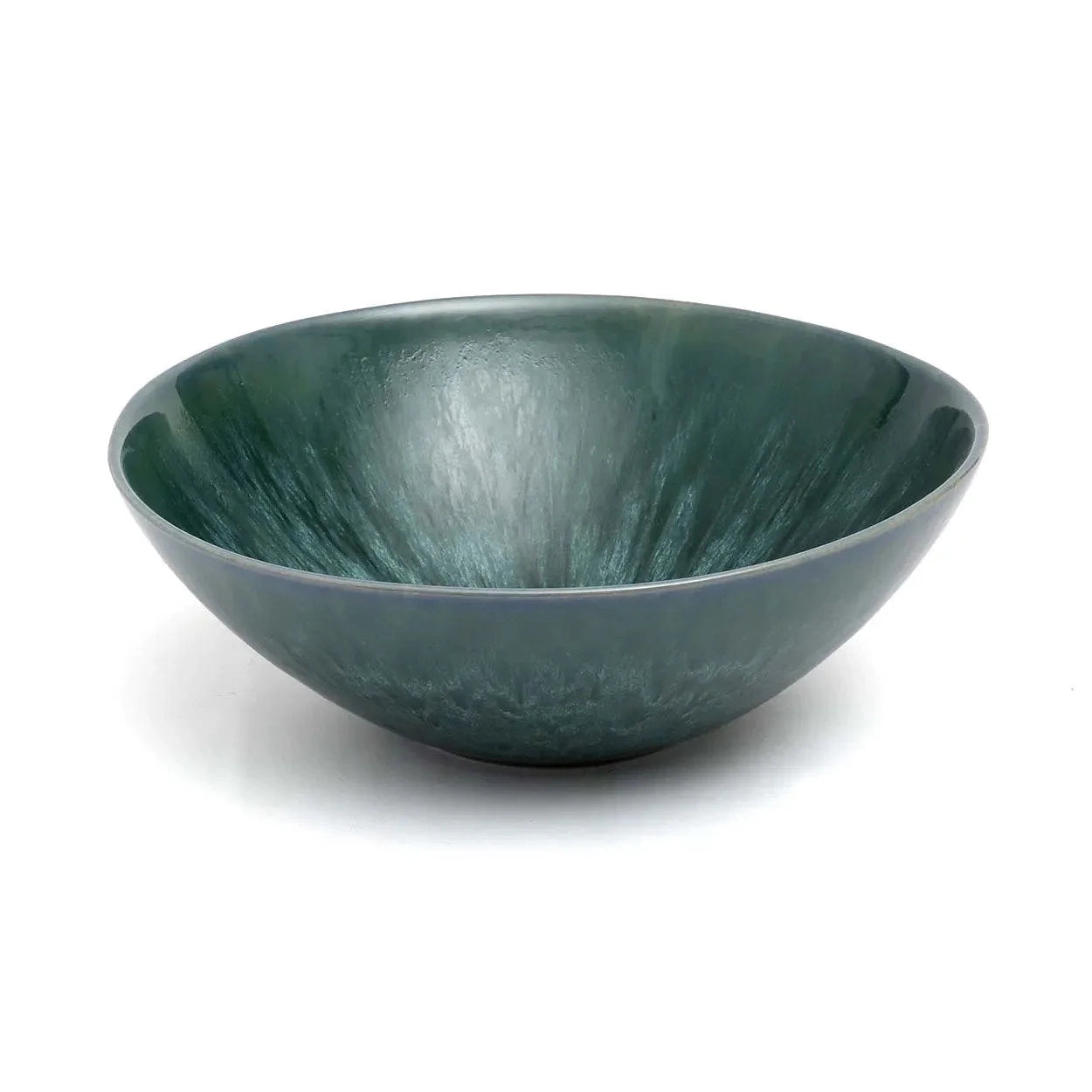 Bol de service en céramique bleue 26 cm – Lot de 2