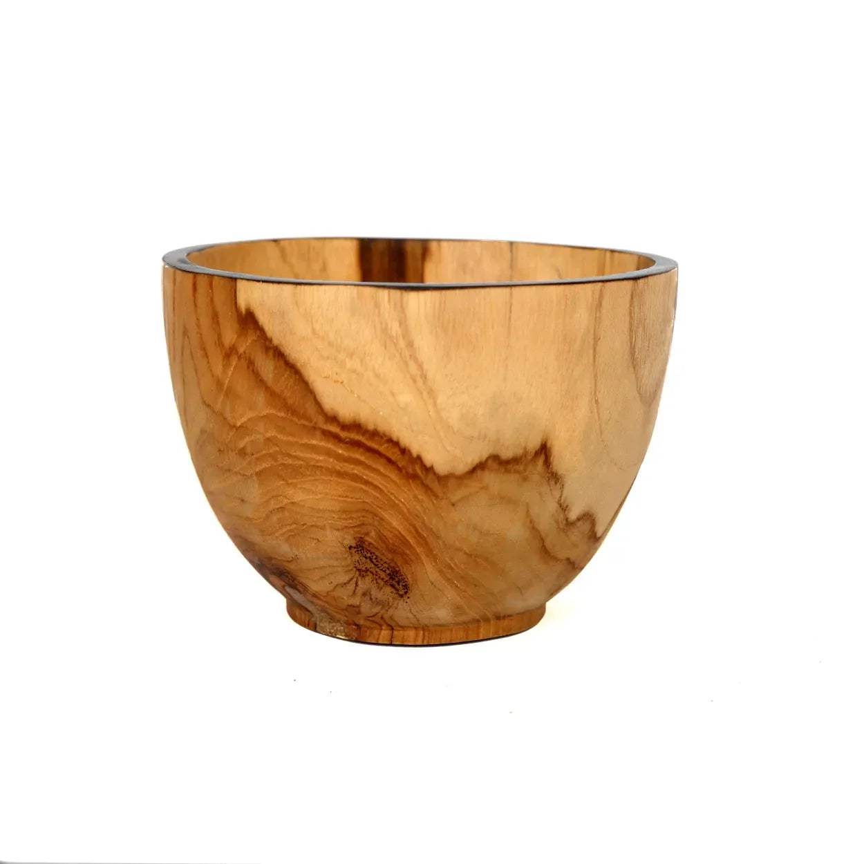 Bol en teck naturel 15 cm pour rangement ou apéritif