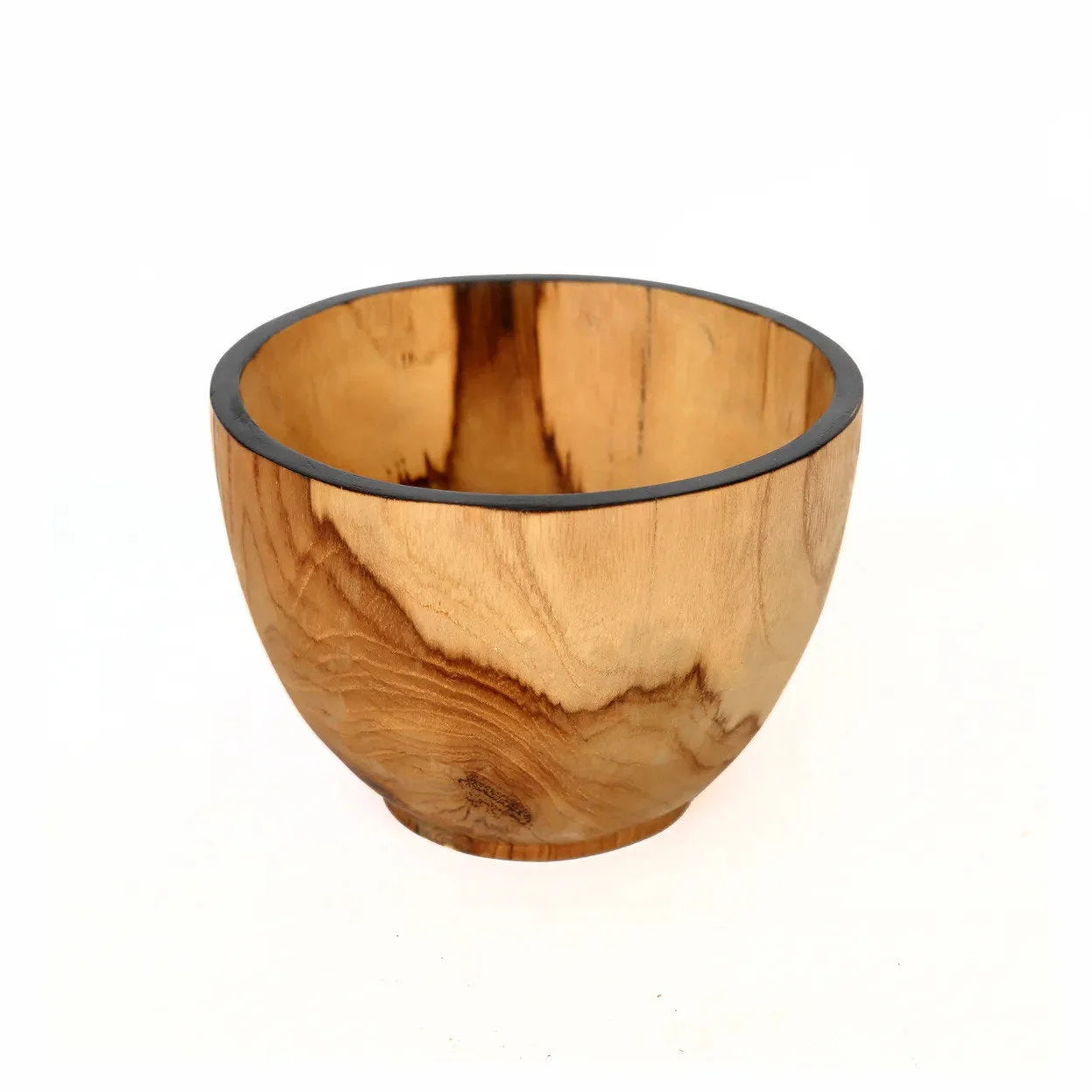 Bol en teck naturel de 15 cm avec un bol en bois d olive sculpté à la main