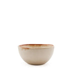 Bols à sauce en céramique beige dégradé bord irrégulier – Set de 6