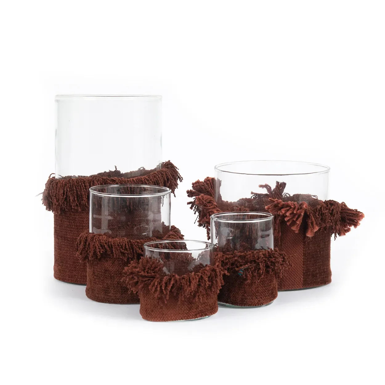 Bougeoir en velours bordeaux 8 cm – Oh My Gee S